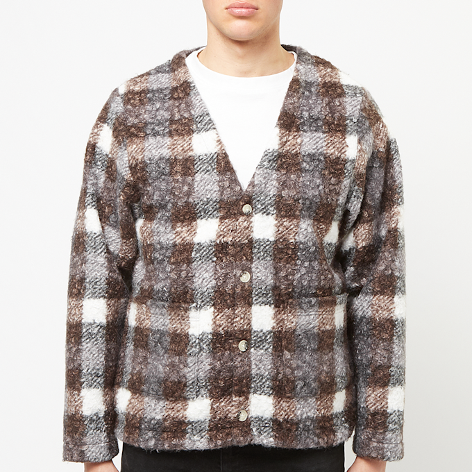 Pleasures Graham Cardigan grey 88207 2