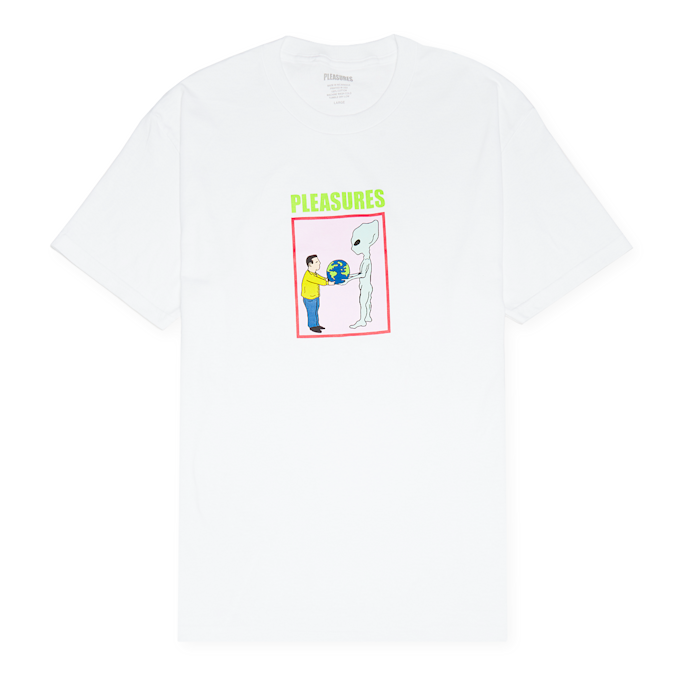 Pleasures Gift T-Shirt white 86965 1
