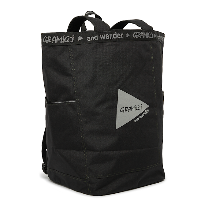 Gramicci x And Wander Multi Patchwork 2Way Pack black 90521 2
