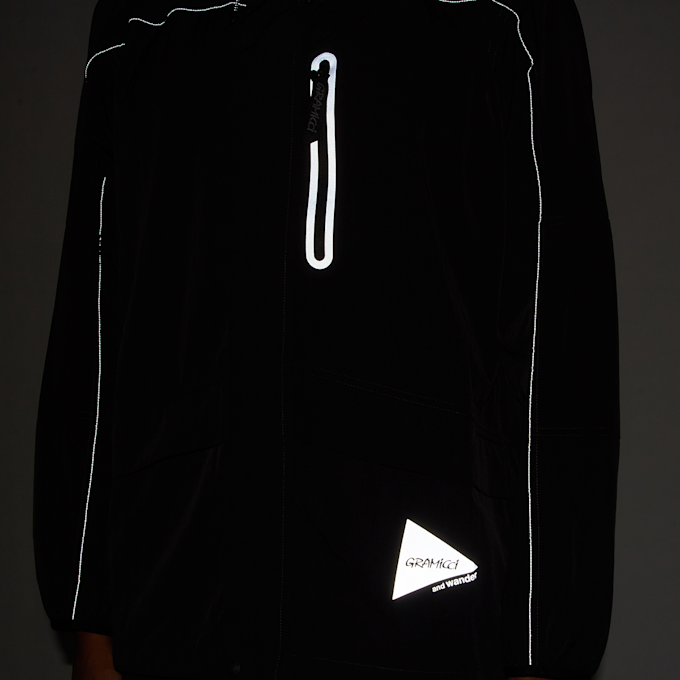 Gramicci x And Wander Patchwork Wind Hoodie black 90522 8