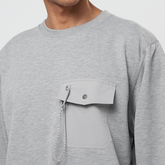 Gramicci x And Wander Print Sweatshirt gris 86969 5