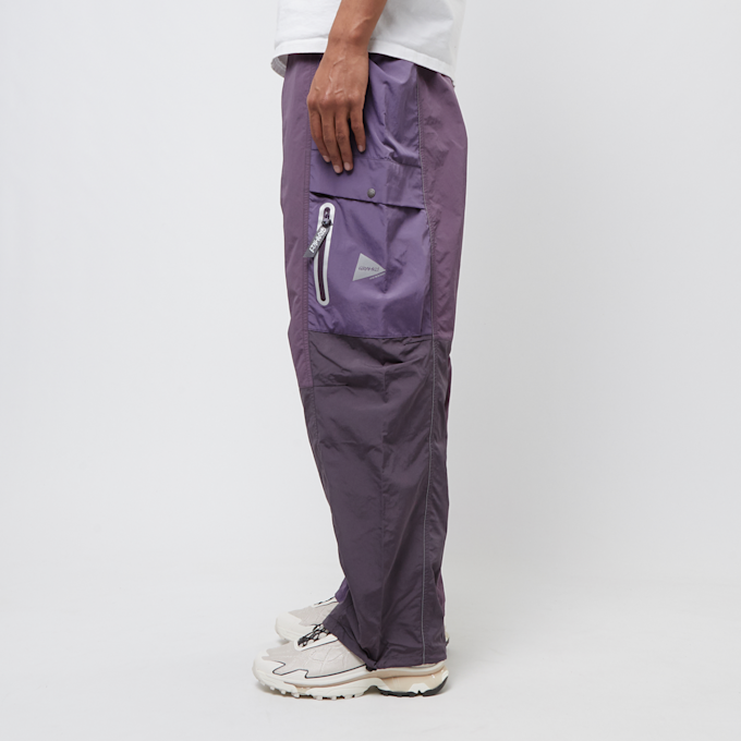 Gramicci x And Wander Patchwork Wind Pant pourpre 89049 3