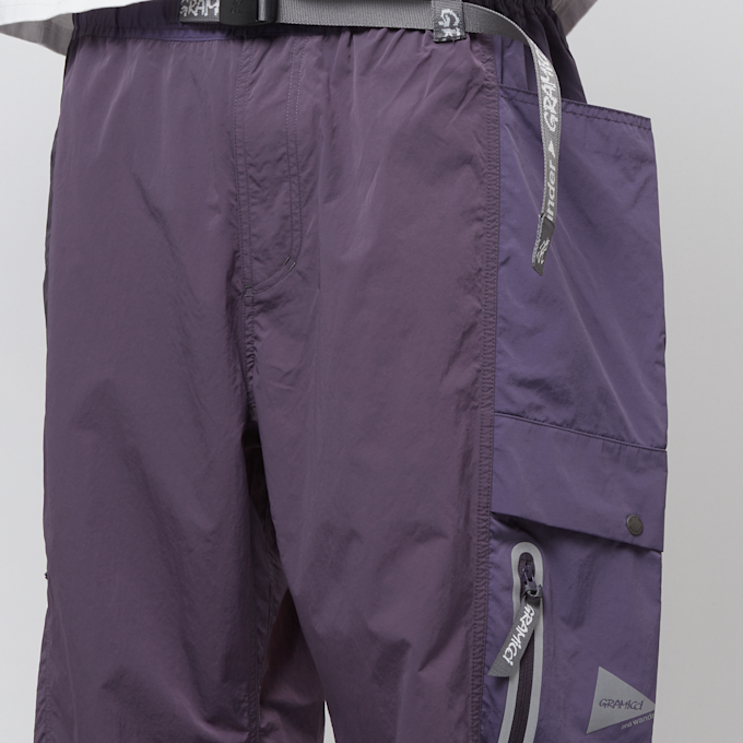 Gramicci x And Wander Patchwork Wind Pant pourpre 89049 5