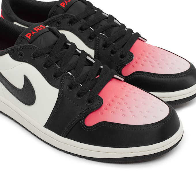 Jordan x PSG Wmns Air Jordan 1 Low OG "Pink Oxford" black 85132 6