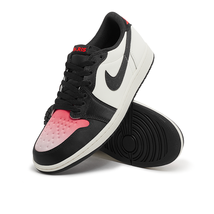 Jordan x PSG Wmns Air Jordan 1 Low OG "Pink Oxford" black 85132 7