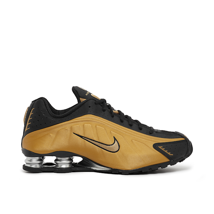 Nike Wmns Shox R4 "Metallic Gold" zwart 86727 2