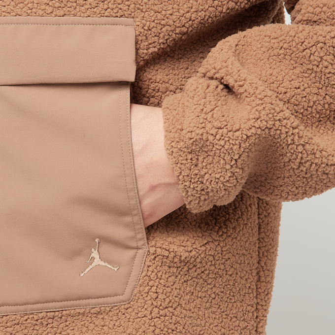 Jordan Flight Sherpa Hoodie braun 89436 6