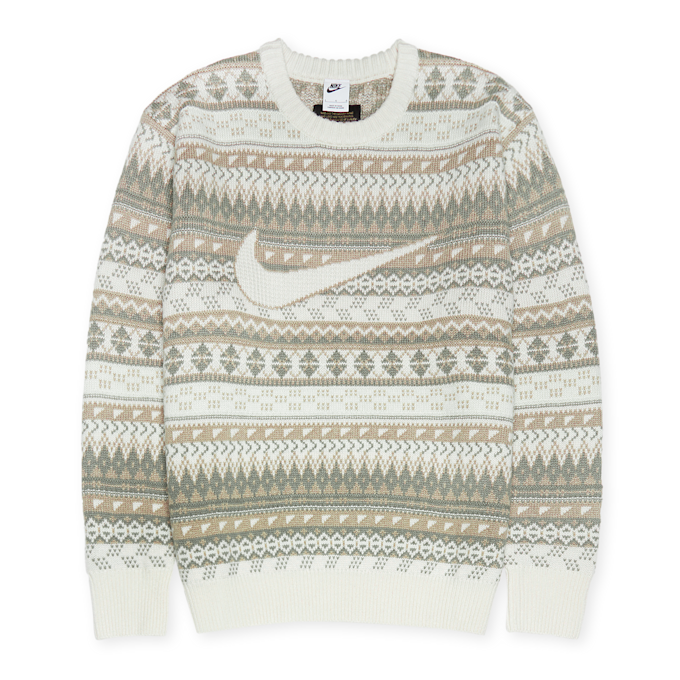 Jordan Fair Isle Swoosh-Pullover beige 85168 1