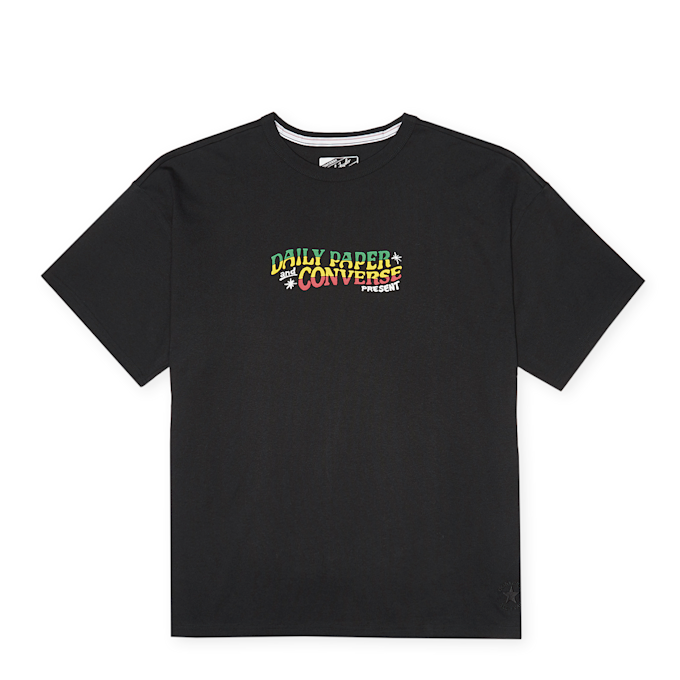 Converse x Daily Paper T-Shirt schwarz 85170 1