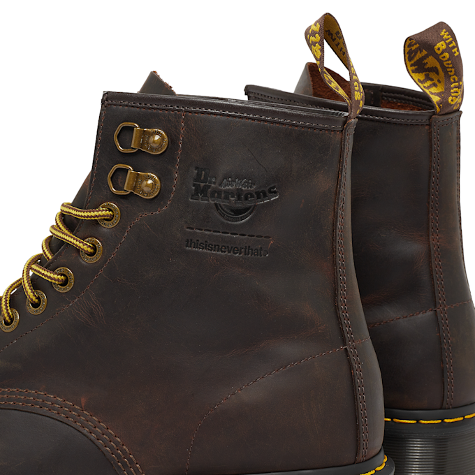 Dr. Martens x thisisneverthat 1460 Waxed Full Grain Leather brun 89337 5