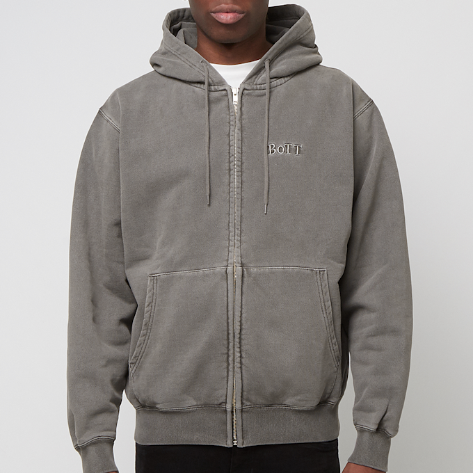 BoTT Pigment Dyed Zip Hoodie grijs 89643 2