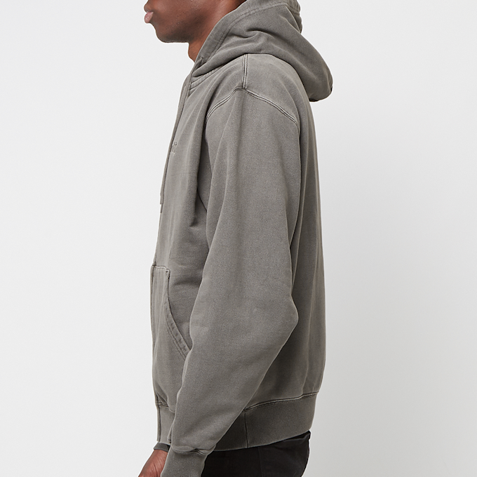 BoTT Pigment Dyed Zip Hoodie grey 89643 3