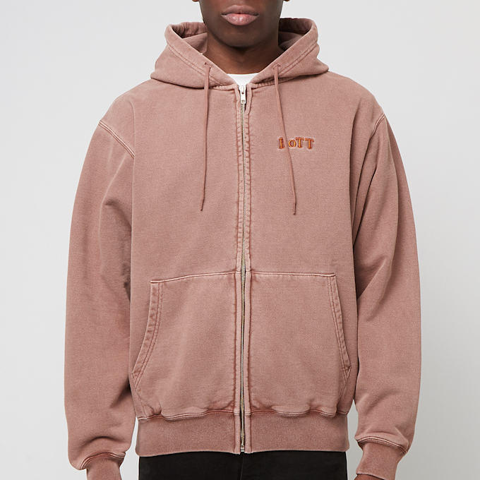 BoTT Pigment Dyed Zip Hoodie brown 88251 2