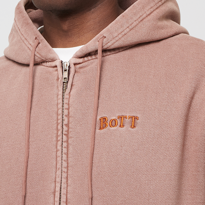 BoTT Pigment Dyed Zip Hoodie brown 88251 5