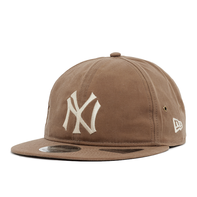New Era Cooperstown Waxed Canvas 950 NY Yankees brun 85255 1