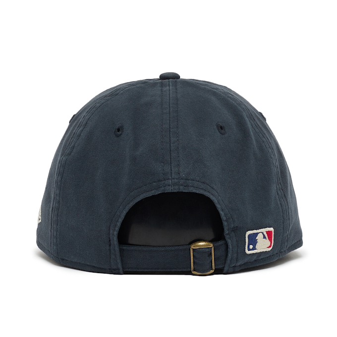 New Era Atlanta Braves Canvas Felt Logo Cap blauw 90965 2