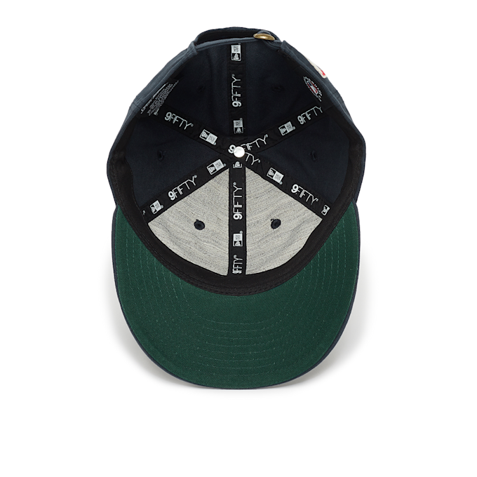 New Era Atlanta Braves Canvas Felt Logo Cap bleu 90965 3