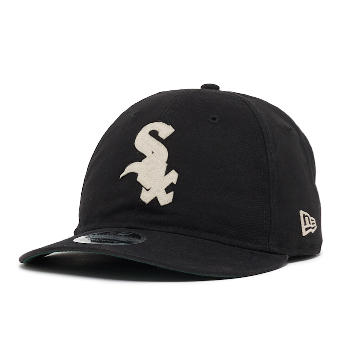 New Era Chicago White Sox Canvas Felt Logo Cap black 90452 1