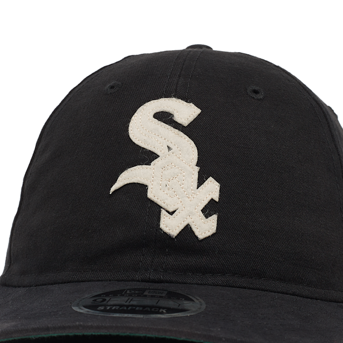New Era Chicago White Sox Canvas Felt Logo Cap black 90452 4