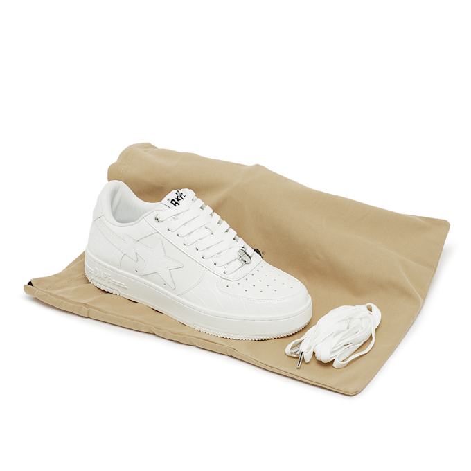 A Bathing Ape Bape Sta #3 M3 white 87058 8