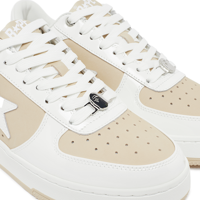 A Bathing Ape Wmns Bape Sta #6 L beige 89656 6