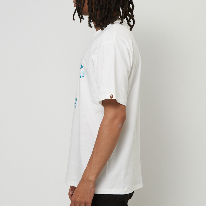 A Bathing Ape Abc Camo College Tee M white 85277 3