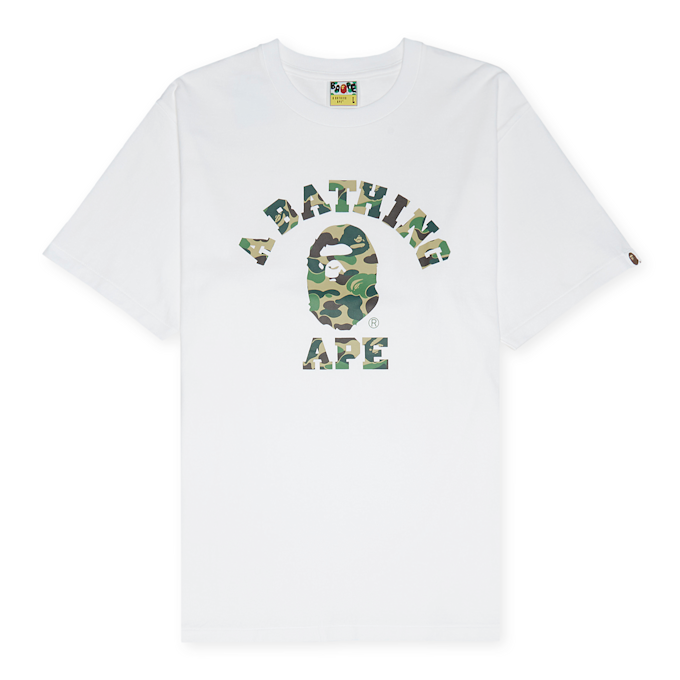 A Bathing Ape Abc Camo College Tee M weiß 90320 1