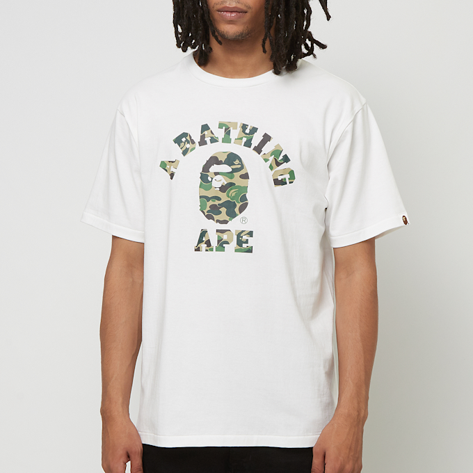 A Bathing Ape Abc Camo College Tee M weiß 90320 2