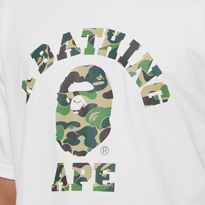 A Bathing Ape Abc Camo College Tee M weiß 90320 5