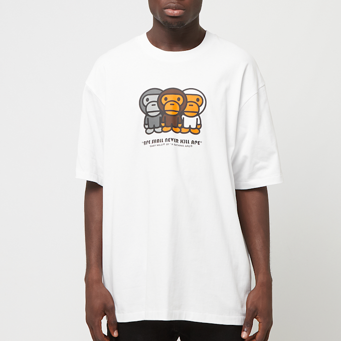 A Bathing Ape Baby Milo Relaxed Fit Tee weiß 85281 2