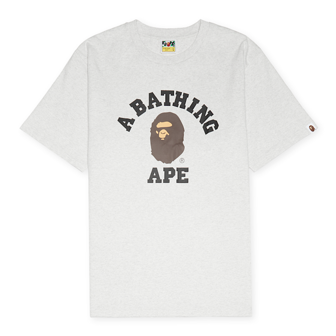 A Bathing Ape College Tee M grau 85279 1
