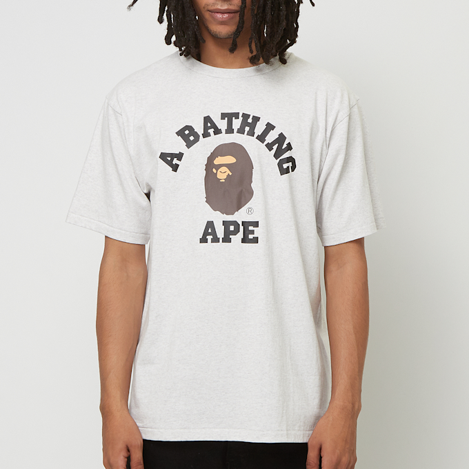 A Bathing Ape College Tee M grau 85279 2