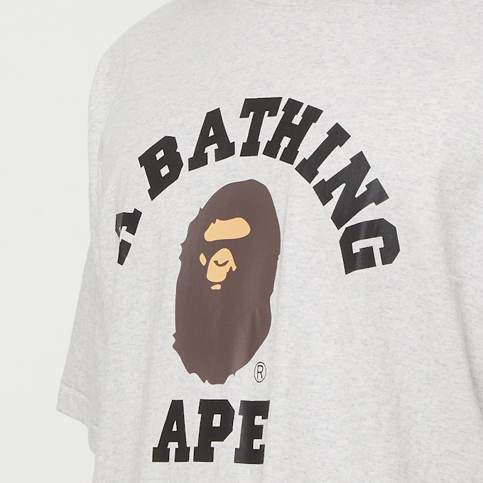 A Bathing Ape College Tee M grijs 85279 5