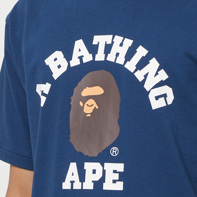 A Bathing Ape College Tee M blue 85280 5