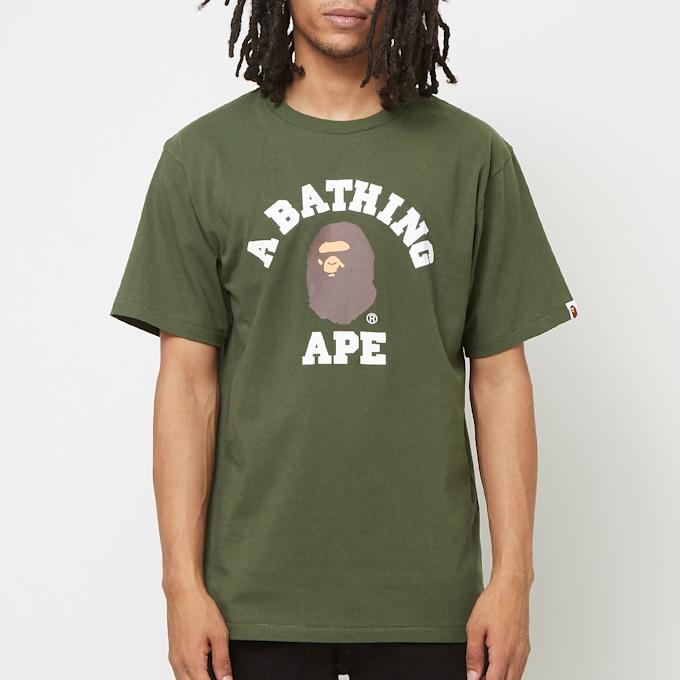 A Bathing Ape College Tee M vert 85278 2