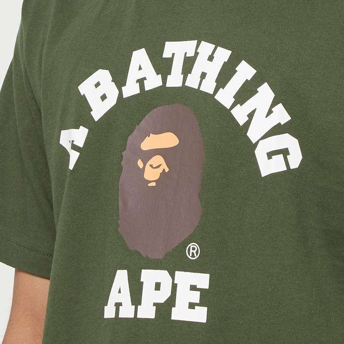 A Bathing Ape College Tee M vert 85278 5