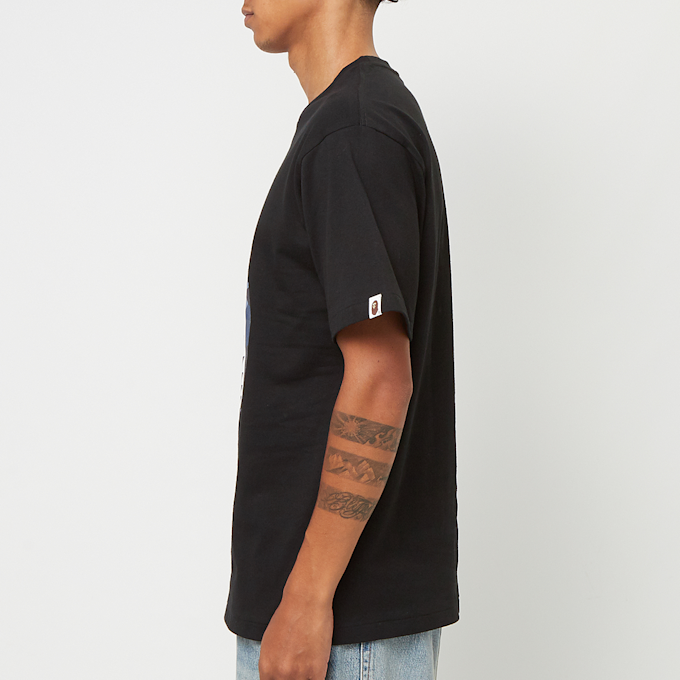 A Bathing Ape Color Camo Separate Shark Tee black 89096 3