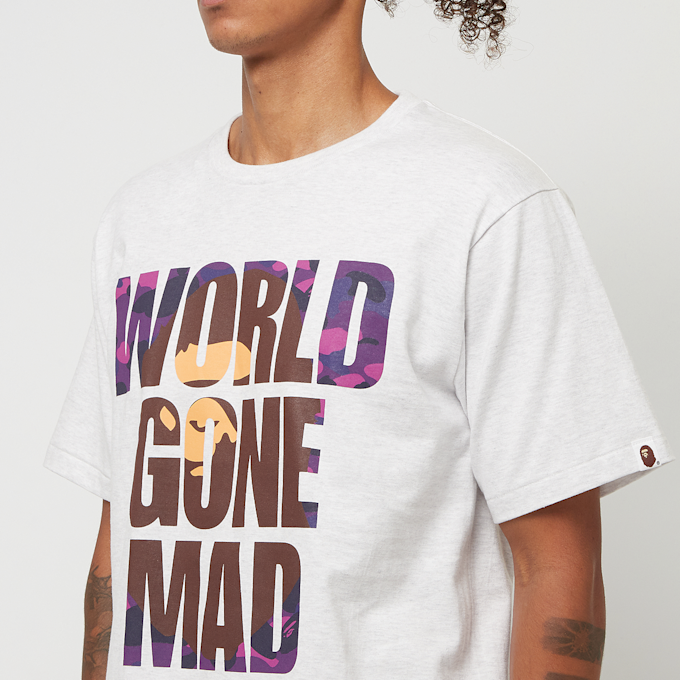 A Bathing Ape Color Camo Wgm Ape Head Overlap Tee grey 89095 5