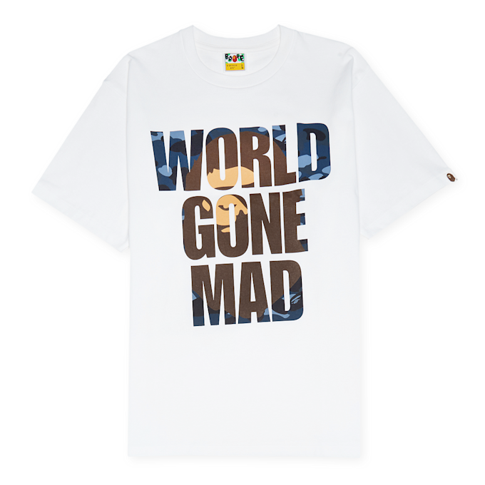 A Bathing Ape Color Camo Wgm Ape Head Overlap Tee M white 89097 1