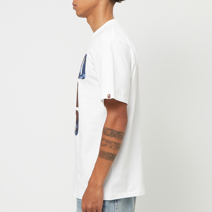 A Bathing Ape Color Camo Wgm Ape Head Overlap Tee M white 89097 3