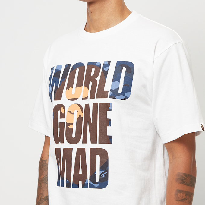 A Bathing Ape Color Camo Wgm Ape Head Overlap Tee M white 89097 5
