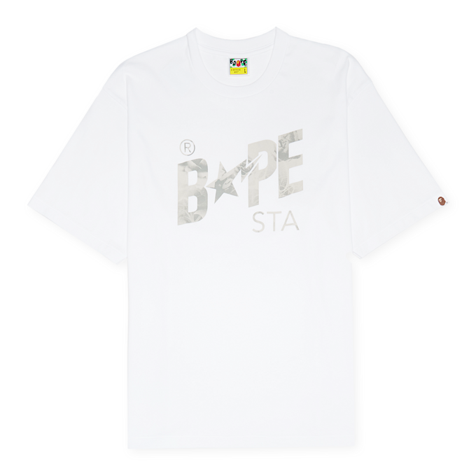 A Bathing Ape Floral Solid Camo Bape Sta Logo Relaxed Fit Tee wit 88269 1