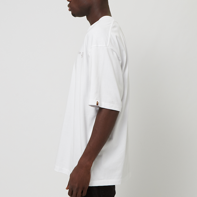 A Bathing Ape Hand Drawn Logo Relaxed Fit Tee white 85286 3
