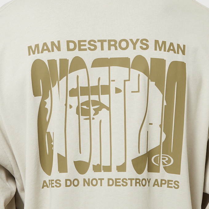 A Bathing Ape Hightlight Logo Relaxed Fit Tee beige 85283 5