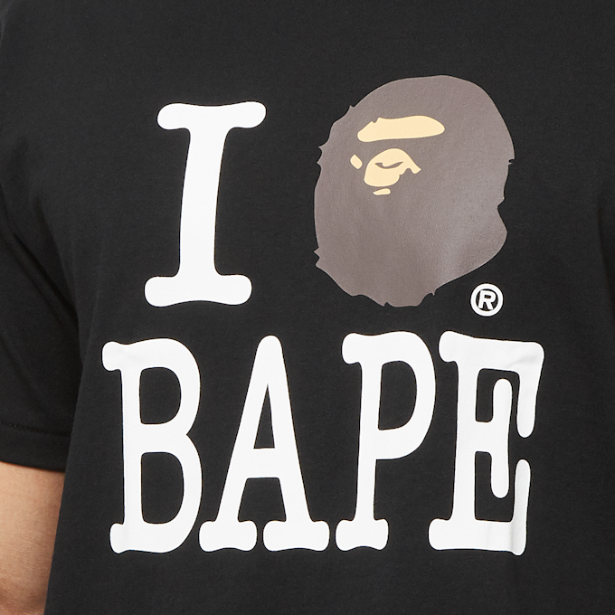 A Bathing Ape I Love Bape Tee M black 88270 6