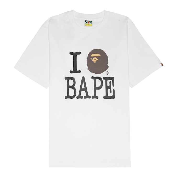 A Bathing Ape I Love Bape Tee M white 85282 1