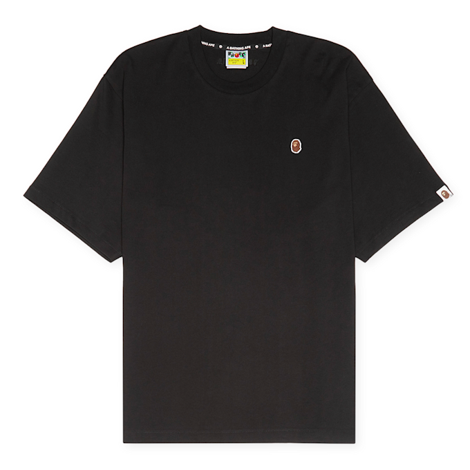 A Bathing Ape One Point Relaxed Fit Tee black 85285 1