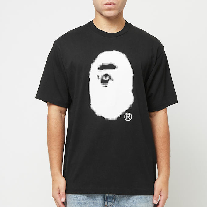 A Bathing Ape Pixel Ape Head Relaxed Fit Tee M black 89658 2