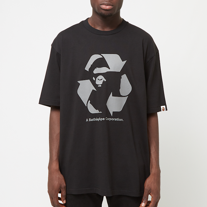 A Bathing Ape Recycle Motif Relaxed Fit Tee black 89099 2