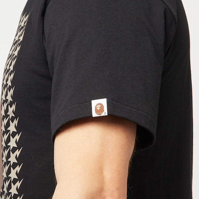 A Bathing Ape Sta Houndstooth Ape Head Tee zwart 87070 6